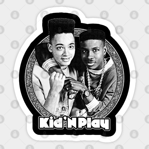 Kid 'n Play \/\/\ 90s Retro Fan Design Sticker by DankFutura